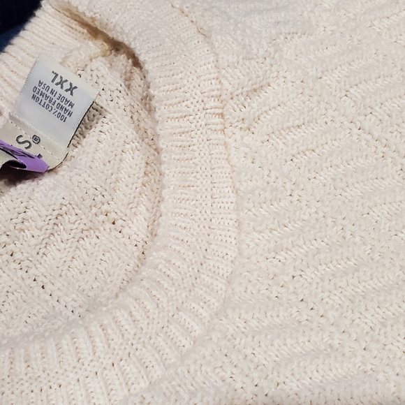 Cream sweater XXL - Picture 3 of 4